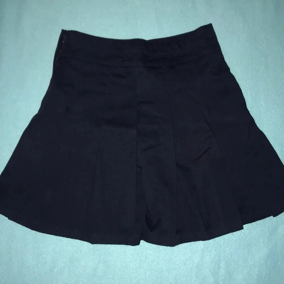 𝅺CHEROKEE uniform skort pleated adjustable waistband navy blue NWOT size 12 - Picture 2 of 8